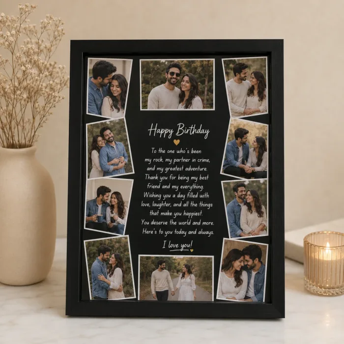 Personalized Photo Memory Frame