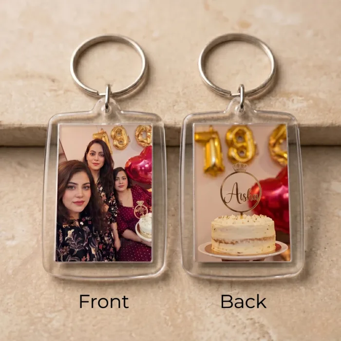 Personalized Photo Keychain