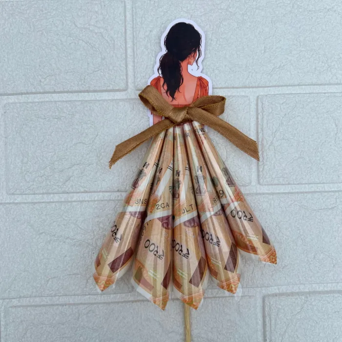 Money Bouquet Doll – Rakhi Cash Gift for Sister