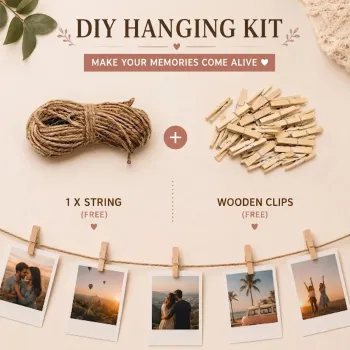 DIY Polaroid Photo Hanging Kit