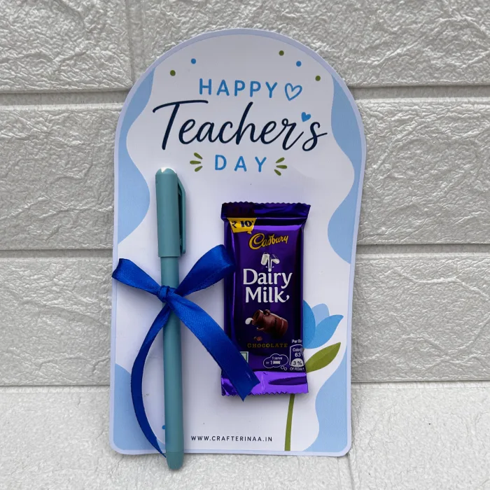 Personalized Chocolate and Pen Gift Card