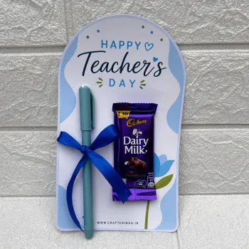 Personalized Chocolate and Pen Gift Card