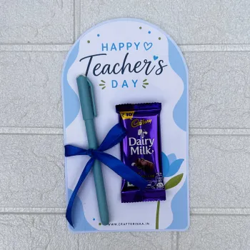 Personalized Chocolate and Pen Gift Card