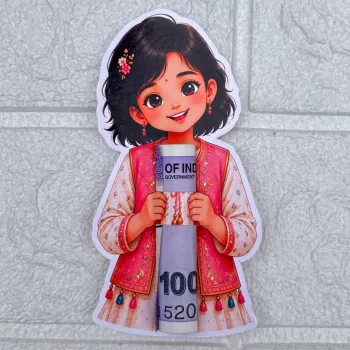 Rakhi Shagun Holder for Sister