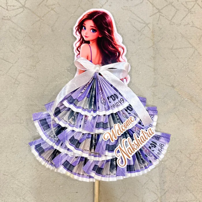 Cute Doll Cash Shagun Gift
