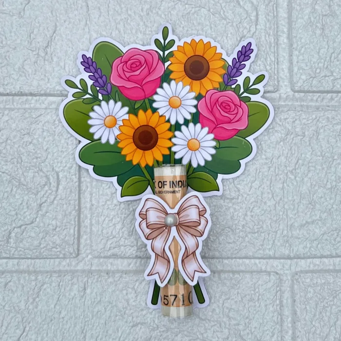 Floral Shagun Cash Holder