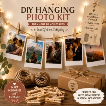 DIY Polaroid Photo Hanging Kit