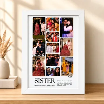 Rakhi Photo Frame for Sister