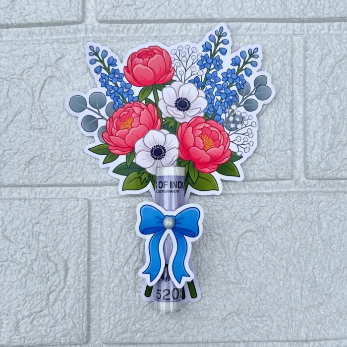 Floral Shagun Cash Holder