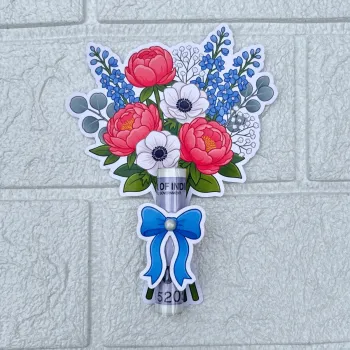 Floral Shagun Cash Holder