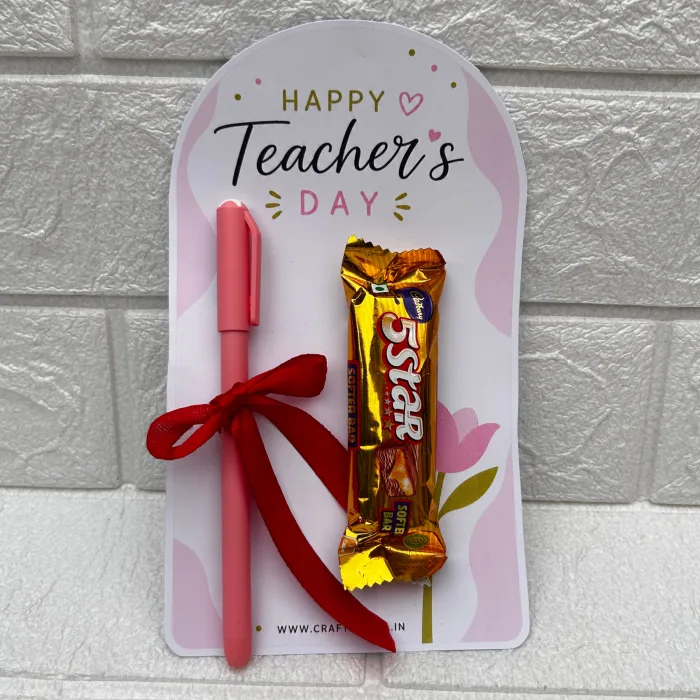 Personalized Chocolate and Pen Gift Card