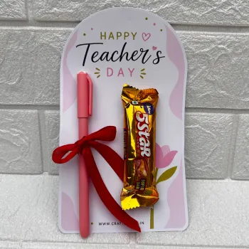 Personalized Chocolate and Pen Gift Card