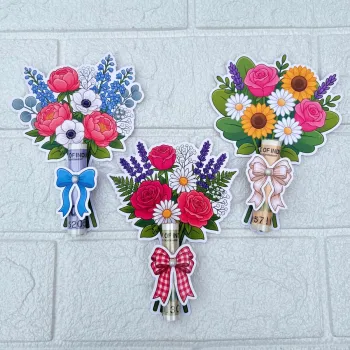 Floral Shagun Cash Holder
