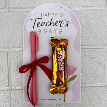 Personalized Chocolate and Pen Gift Card