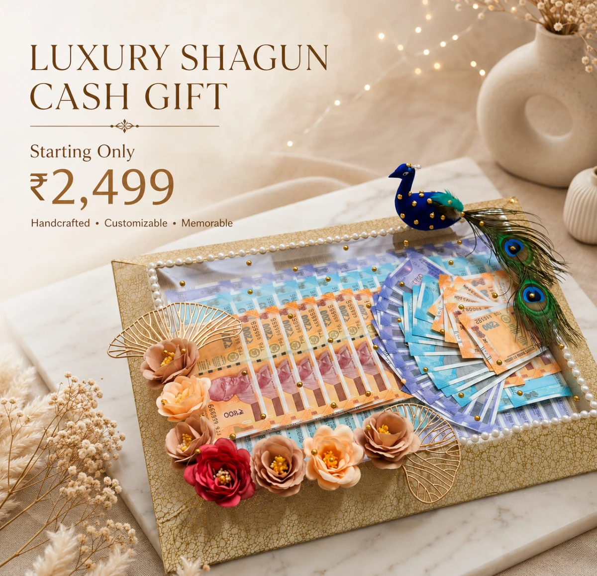 Luxury Shagun Cash Gift